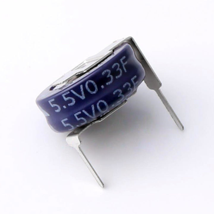 10ชิ้น SE-5R5-D334VYH3E supercapacitor 0.33F -20 ~ + 80 5.5V