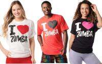 ใหม่มาถึง Zumba Fitness Top Tank Tee Unisex Z3T00087