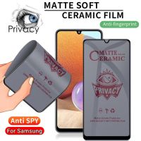 Matte Ceramic Privacy Screen Protectors for Samsung Galaxy S21 Plus S20 FE S22 A12 A52 A51 A32 A72 A50 A22 A71 M51 Anti spy Film