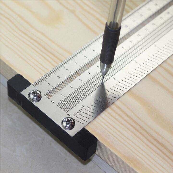 high-precision-t-square-hole-scale-ruler-stainless-woodworking-scriber-mark-line