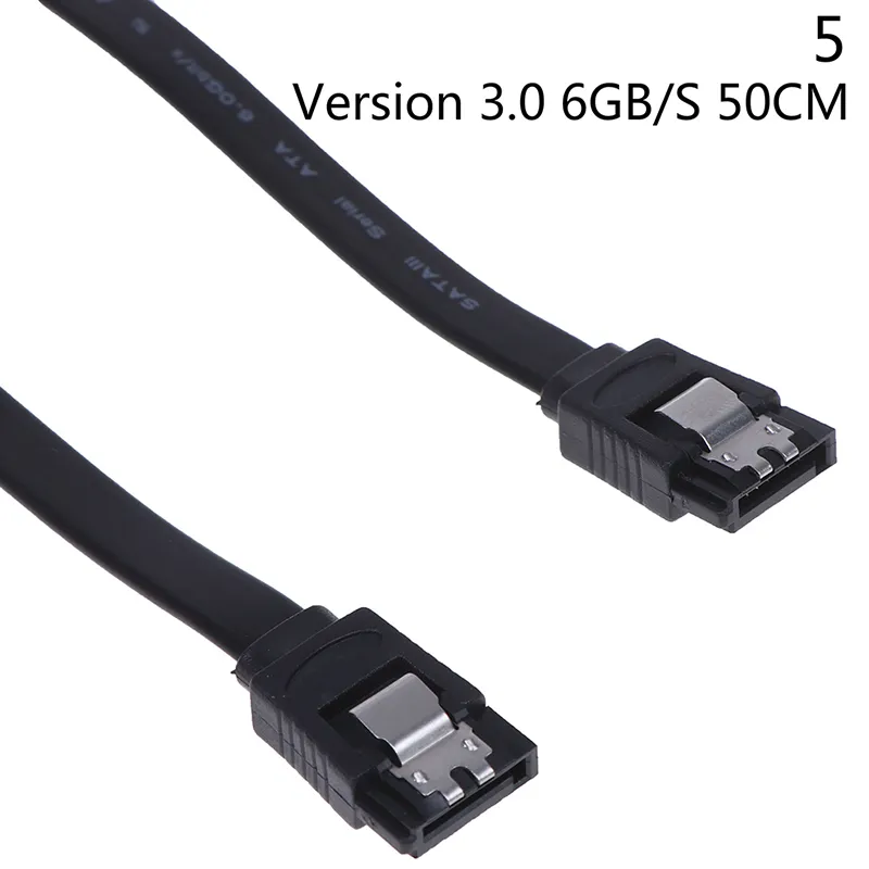 18 SATA 3.0 Cable SATA3 III 6GB/s Right Angle SSD HDD Hard Drive, Black