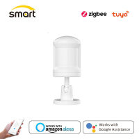 Tuya ZigBee PIR Motion Sensor ตรวจจับสมาร์ท Home Security ระบบเตือนภัยร่างกายมนุษย์ทำงานร่วมกับ Alexa Echo SmartLife 2MQTT