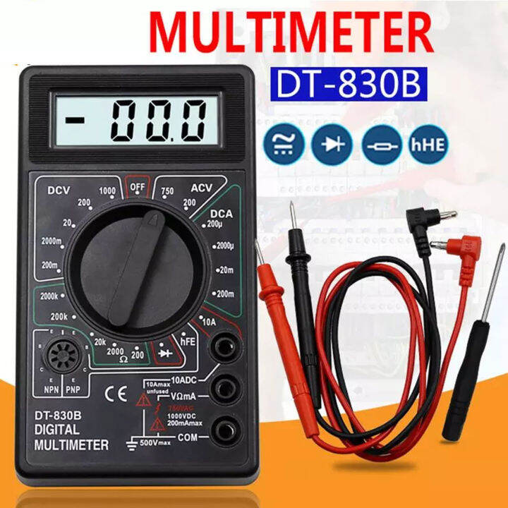 Multitester / Avometer / Multimeter Digital DT830B - Digital ...