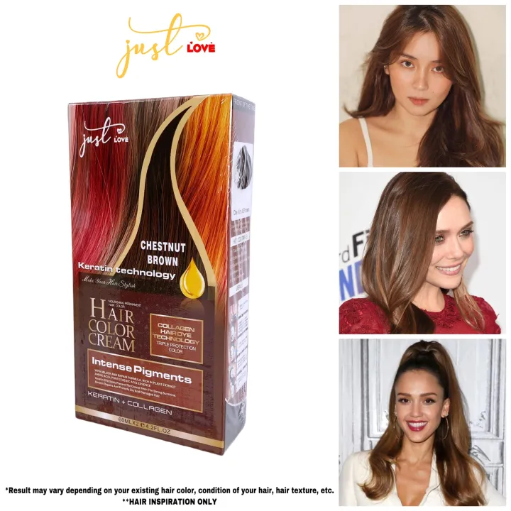 chestnut brown hair color loreal