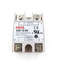 【⊕Good quality⊕】 huangqun Solid State Relay Ssr-10da Ssr-15da Ssr-25da Ssr-40da Ssr-50da Ssr-60da Ssr-75da Ssr-80da Ssr-90da 3-32V Dc ถึง24-380V Ac