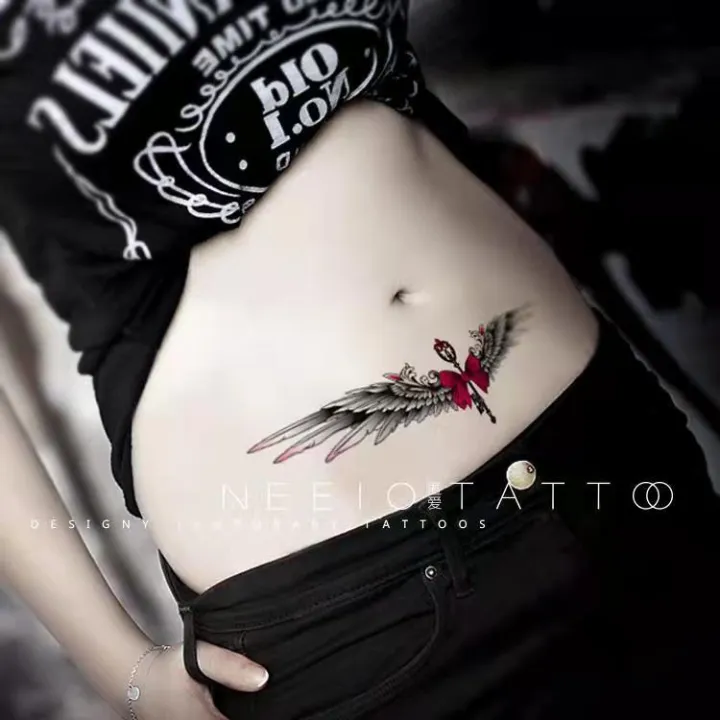 New version of dream feather wings temporary tattoo stickers waterproof men and women lasting belly waist cover scar stickers | Lazada PH New version of dream feather wings temporary tattoo stickers waterproof men and women lasting belly waist cover scar stickers | Lazada PH