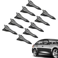 Car Roof Fin 10pcs Car Styling Tools Waterproof Shark Fin Antenna Flexible Exterior Car Roof Decoration Multifunctional Decorative Car Roof Antenna for Car Truck improved