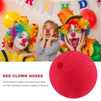 60 Pieces Red Clown Noses Cosplay Noses Foam Noses for Halloween Christmas Carnival Costume Party Dress Up