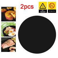 【YF】 2/1pcs 24cmx0.12mm Non-Stick Pan Frying Pad High Temperature Liner Prevent Sticking Food Pot Mat Kitchen Tool