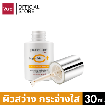 BSC  PURE CARE SUPER VIT C+ CONCENTRATE ESSENCE เอสเซ้นส์ วิตามิน C  สูตรเข้มข้น 30 ml.