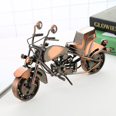 [COD] ความหลากหลายของตัวเลือก โมเดลรถจักรยานยนต์เหล็ก Harley ของตกแต่งโต๊ะสำนักงานสร้างสรรค์ สนับสนุน