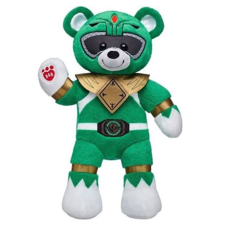 หายาก-ตุ๊กตาหมีบิ้วอะแบร์-power-ranger-ขบวนการเรนเจอร์-build-a-bear-workshop-สินค้ามือสองสภาพดี