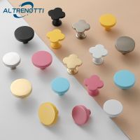 Macaron Zinc Kitchen Cabinet Handles For Furniture Muebles Door Pull Wardrobe Cupboard Closet Dresser Drawer Knobs Kids Hardware Door Hardware Locks