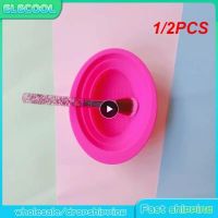 ๑✲◐  1/2PCS Soft Silicone Makeup Folding Cleaning Bowl Brushes Eyeshadow Cleaner Colorful Scrubber