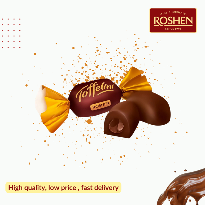 Roshen Toffelini Sweets With Chocolate Filling | Lazada