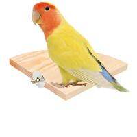 ไม้ Springboard Perch Bird ไม้ Springboard Stand แพลตฟอร์มกรงออกกำลังกายอุปกรณ์เสริม Stand Perch ชั้นวางสำหรับ Hedgehog Budgie