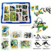 บล็อกตัวต่อหุ่นยนต์ Wedo2.0สำหรับเด็กที่เข้ากันได้กับอุปกรณ์ช่วยการศึกษา45300