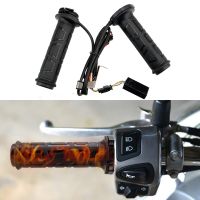 Motorcycle Grips Electric Heated Handlebar Replacement Adjustable Temperature Universal Warmer Dirt Bike Motorbike Accessories