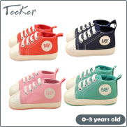 Teeker Giày Em Bé Thời Trang Mềm Dưới Chống Trượt Vải Bé Giày 0-18 Tháng