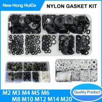 M2 M3 M4 M5 M6 M8 M10 M12 M14 M20 PVC Washers Hard Plastic or Nylon Gasket Transparent Insulation Flat Paded Set Assortment Kit Nails  Screws Fastener