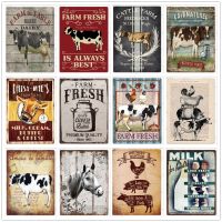 【HOT】♛۞✟ Tin Sign Posters Pig Animals Metal Plaque Farmhouse Pub Bar Print Plates