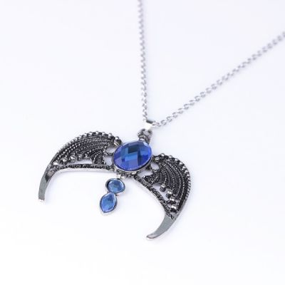JDY6H You know who Eagle crown Blue Crystal bride crown lost crown pendant Magic School Necklace movie jewelry
