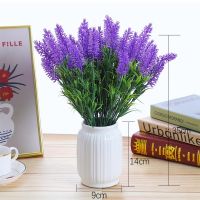 Artificial Lavender Flower Hydrangea and Fake Plant Arrangement for Home Wedding Party Decora Office Table Decora 1pc