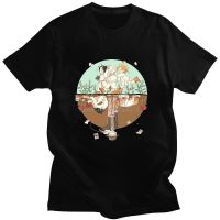 Camiseta de Anime japonés The Promised Neverland, camisetas de manga corta Kawaii, moda coreana, Hip Hop, negra, nuevo estilo de verano