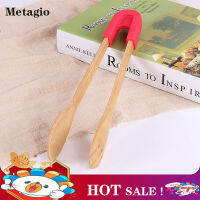 【HOT】Metagio ปฏิบัติและสะดวกเครื่องครัวไม้ไผ่ขนมปังแหนบอาหาร BBQ เครื่องมือไม้ CLAMP คลิปอาหาร