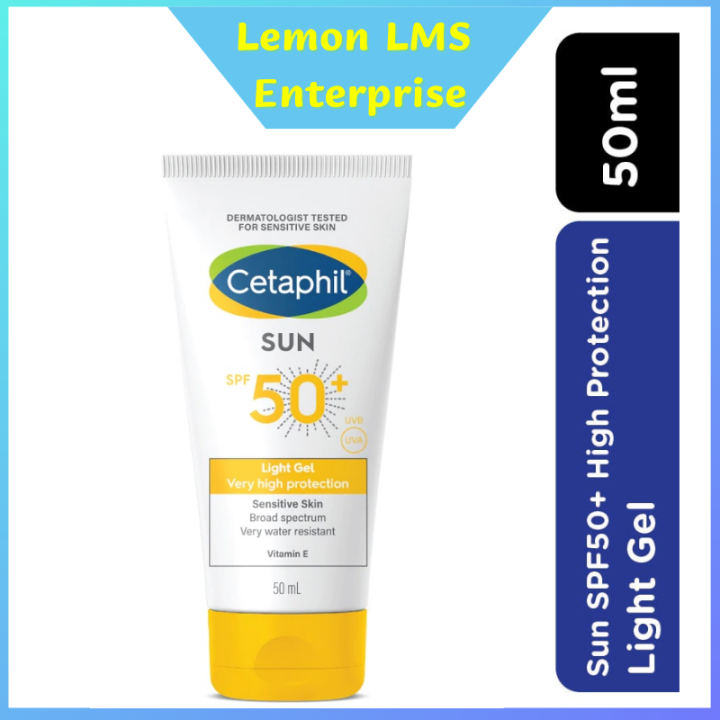 Cetaphil Sun Spf 50 Light Gel 50ml Lazada