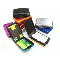 【CW】Bank Card Holder Blocking Hard Case Wallet Solid Credit Card Anti-new Scanning Protection Credit Card Holder Rfid Coin Purse