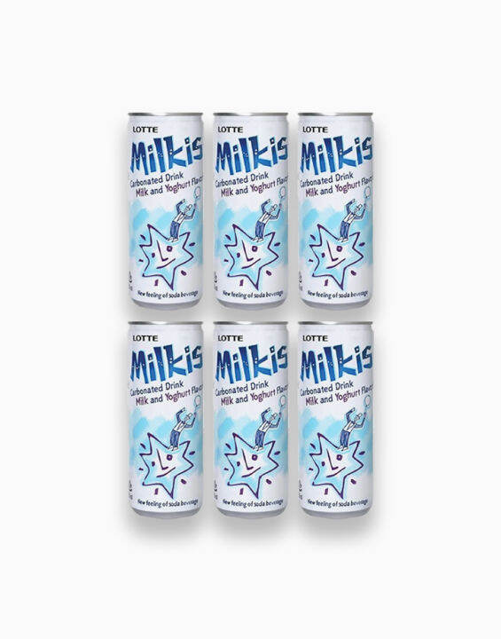 Lotte Milkis Soda Milk Yogurt Flavor Carbonated Drink Ml Set