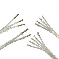 1/5meters High temperature resistant 500℃ 2/3/4/5 cores mica braided wire pure copper core 20/18/17/15/13/11AWG fireproof wire Wires Leads Adapters