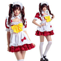 CP208 ชุดแม่บ้าน เมด คนรับใช้ สาวใช้ สาวเสิร์ฟ Dress for The Pretty Maid Suit Career Costume Party Cosplay Fancy Outfit