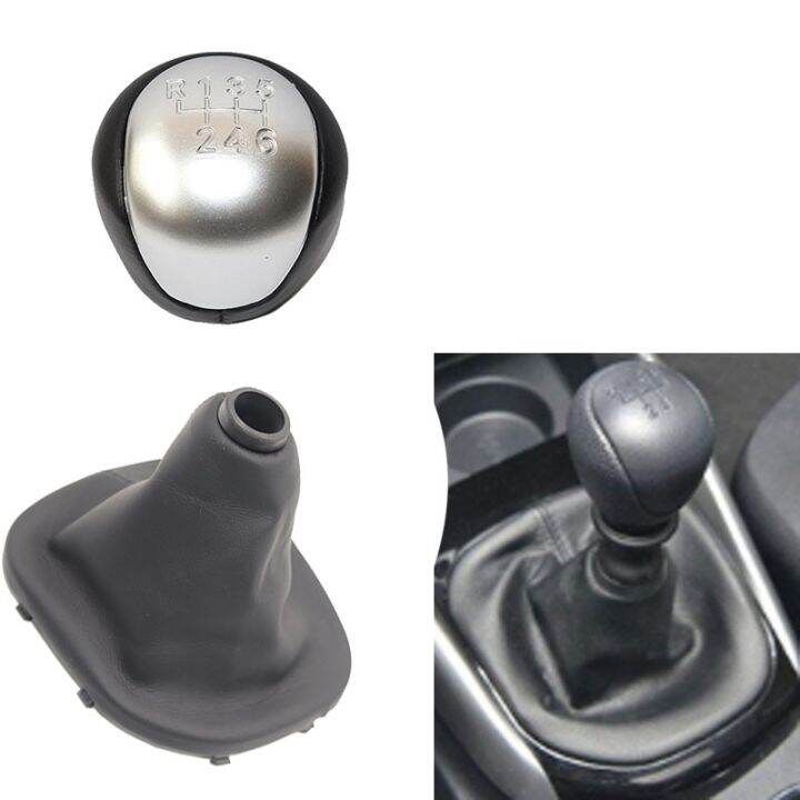 5/6 Speed Gear Stick Shift Knob Handle And Fabric Gear Shift Knob For