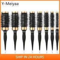 hot♂❡  8 Size Hair Anti-static Temperature Resistant Round Comb Drying Curling Barber Accessories 20