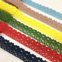 2 หลา 1-6 ซม.โครเชต์ Webbing ผ้าฝ้ายลูกไม้สำหรับ Handmade DIY เย็บผ้าอุปกรณ์เสริมงานแต่งงาน Deco ของขวัญดอกไม้บรรจุ-sdgerte