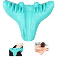 ✒✚♞ Neck Shoulder Stretcher Relaxer Cervical Chiropractic Traction Device Pillow for Pain Relief Cervical Spine Alignment Gift