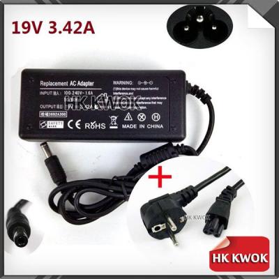 New EU Cord 19V 3.42A 5.5x2.5mm AC Adapter Charger For lenovo ADP 65CH PA 1560 52LC ADP 65YB 0712A1965 Series Free Shipping