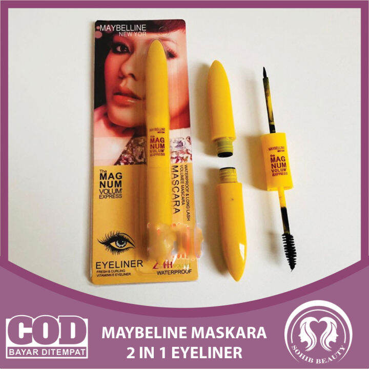 Bisa Cod Mascara Maybelline Eyeliner In Waterproof Ponds All In Maskara Vitamin Long