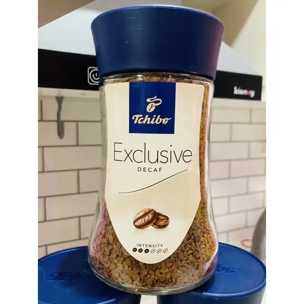 ☃รุ่นใหม่Tchibo Exclusive Instant Coffee Decaf กาแฟสกัดคาเฟอีน ทชิโบ