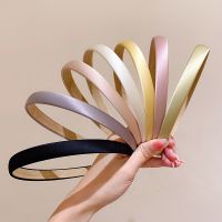 Bando rambut satin minimalis pesta temperamen minimalis dan serbaguna baru musim panas ikat rambut klip rambut Cuci wajah wanita ha