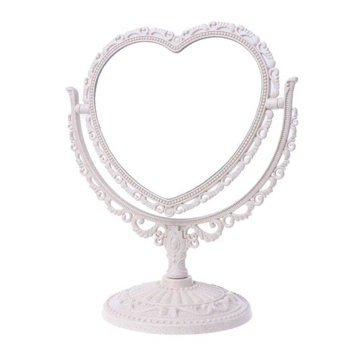 2sides-heart-shaped-makeup-mirror-rotatable-stand-table-compact-mirror-dresser-831e