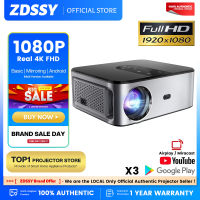 ZDSSY X3โปรเจ็คเตอร์พกพา5G WiFi บลูทูธแอนดรอยด์9.0 500แอนซิลูแมนส์ Full HD 4K 1080P 300 หน้าจอใหญ่กลางแจ้งภาพยนตร์อัจฉริยะเครื่องฉายโฮมเธียเตอร์