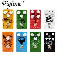 Pigtone อะนาล็อก Overdrive การบิดเบือนฝอยกีต้าร์ไฟฟ้าอุปกรณ์เอฟเฟคเบสคันเหยียบบายพาสจริง