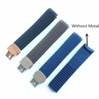 Silicone Rubber Strap Black Brown Blue 21mm watch strap for for PP Patek AQUANAUT 5167R-001 5167A-001 watch band bracelet