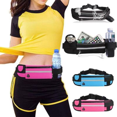 Bum Bag Sport Waist Bags for Women Men Pouch Fanny Pack Travel Running Belt Zip Sport Bags Waist Running Bags Sports Phone Bag Running Belt