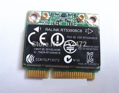 การ์ด Wifi ไร้สายสำหรับ Bluetooth3.0สำหรับ Ralink RT5390BC8ครึ่งมินิ PCI-E 802.11B/G/N สำหรับ Hp DM1 DV4 DV7 G4 G6 G7 SPS:630705-001