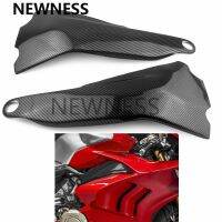 NEW Carbon Fibre Motorcycle Side Panels Frame Cover Fairing Cowl For Ducati Panigale V4 V4S V4R Streetfighter V 4 V 4S 2018 2019 Valves