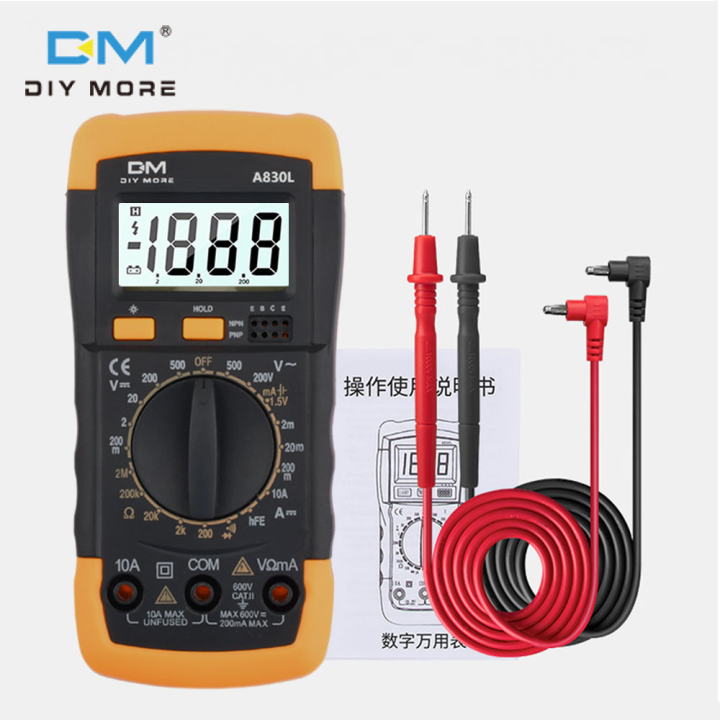 diymore A830L Multimeter Maximum Display 2000 Intelligent Multimeter